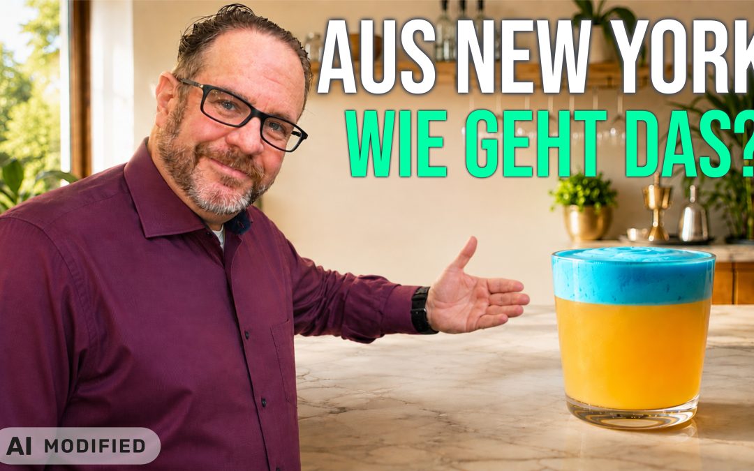 New York or Nowhere: eine Margarita ohne Limette, mit blauer Krone