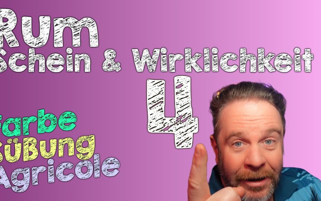 Rum wird durch Zucker und Farbe oft anders wahrgenommen – Schein&Wirklichkeit 4